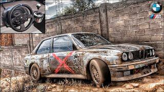 Rebuilding a BMW M3 1991 - Forza Horizon 5 - Thrustmaster T300RS Gameplay.