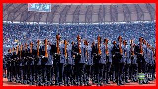 #KagameInauguration2024 RDF & Rwanda National Police Parade Squad enter display Area