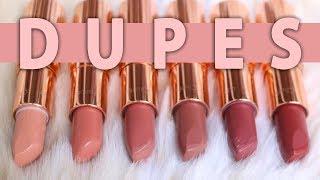 Drugstore Dupes for Popular Charlotte Tilbury Lipsticks