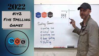 ESL Games GWG #142 Five Spelling Games