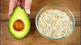 Just 1 avocado and oatmeal Healthy breakfast in 10 minutes Delicious breakfast