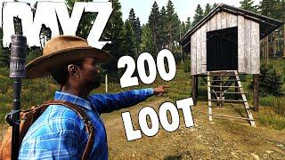 DayZ LOOT from 200 Deer Stands Vanilla #dayz