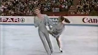 Usova & Zhulin Усова и Жулин URS - 1989 World Figure Skating Championships Free Dance USA CBS