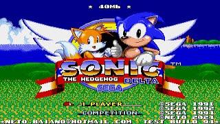 Sonic Delta Origins 06-01-2024 Update  Knuckles & Tails 100% Playthrough