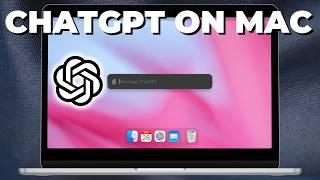 NEW ChatGPT for Mac App Full Tutorial June 2024