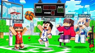 KIDS PLAY BASKETBALL IN MINECRAFT