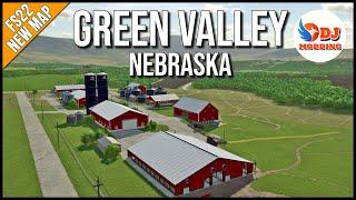 MIDWEST USA 4x MAP - Green Valley Nebraska by DJ Modding - Map Preview