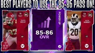 BEST WAY TO USE 85-86 OVERALL POWER UP PASS INVESTMENT POWER UP TIPS - Madden 21 Ultimate Team