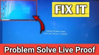 Getting windows ready dont turn off your computer problem fixed  Windows 10 fix error#Technonir