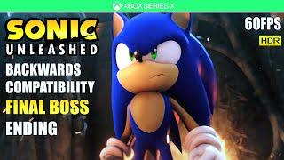 Sonic Unleashed - Dark Gaia Final Boss & Ending 60FPS HDR XBOX SERIES X