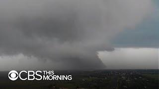 Powerful tornado rips through Oklahoma