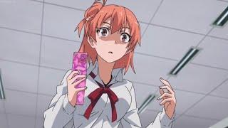 Yui drops Hachiman’s phone