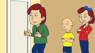 Caillou Locks Rosie in the Basement and gets Grounded