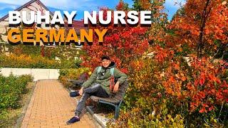 BUHAY NURSE IN GERMANY FIRST DAY OF WORK  FIRST TRAIN RIDE IN GERMANY