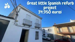 Spanish Property for sale 3 bedrooms 34950 euros located in central Andalucia 90 mins form malaga