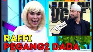 Raffi Ahmad pegang-pegeng DADA Ayu Ting Ting Lihat ekspresi ayu ting ting bikin