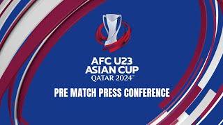 #AFCU23  QF M25 Pre Match Press Conference - Qatar