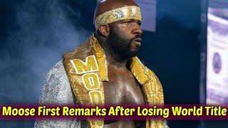 Moose First Remarks After Losing World Championship at TNA Slammiversary 2024