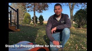 Prepping Stihl iMow Robotic Lawn Mower for Offseason Winter Storage