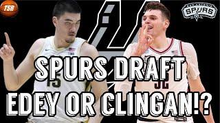 Spurs DRAFT Donovan Clingan or Zach Edey? San Antonio Spurs News