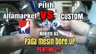 Memilih noken AS buat mesin BORE UP harianbalap #jupitermxmodifikasi