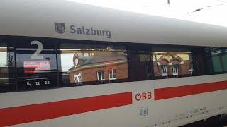 Salzburg ÖBB-ICE T in Rostock Hbf ICE1578 Stralsund Hbf