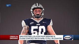 UNH football player from Ukraine in close contact with family still in country