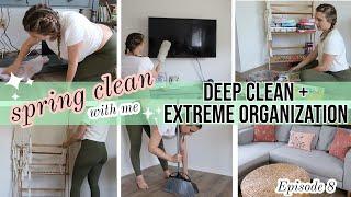 CLEAN WITH ME 2021  HOT MESS LIVING ROOM DEEP CLEAN AND ORGANIZE  EXTREME CLEANING MOTIVATION