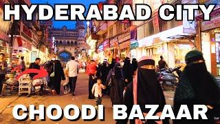 REAL Discovering Hyderabads Heritage A 4K Walking Tour of the Famous Laad Bazaar India