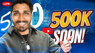 ROAD TO 500K SUBS  SOLO VS SQUAD FULL RUSH  TELUGU BGMI LIVE  @ShoutoutYT #bgmilive