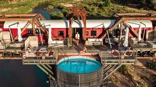 KRUGER SHALATI  Spectacular train hotel in South Africa full tour