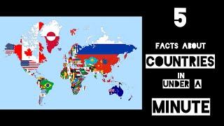 5 Facts About Countries in under a minute  Facts #shorts