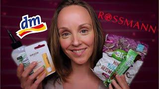 ASMR XXL SUPER SANFTER DM & ROSSMANN HAUL 🩷 MIT STÄBCHEN-TRACING KNISTERN TAPPING & FABRIC SOUNDS