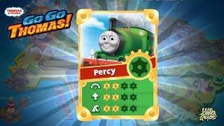 Thomas & Friends Go Go Thomas  PERCY Evolved GOLD RACER By Budge