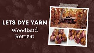 Lets Make Hand Dyed Yarn - Woodland Retreat