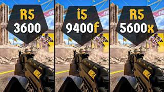 i5 9400f vs Ryzen 5 3600 vs Ryzen 5 5600x  10 Games Tested With RTX 4070 Ti Super