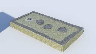 Rendered façade ETICS with Paroc stone wool slab insulation