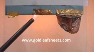 how to test real gold leaf sheets