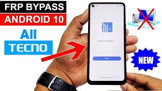 GOOGLEFRP BYPASS All Tecno ANDROID 10  New Method Without PC