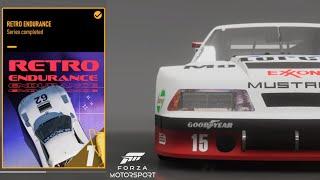 Forza Motorsport Update 10  Retro Endurance Watkins 20 Laps - Roush Mustang IMSA GTO *A.I 4K.XSX