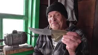 Ножи кухонные из Советской двуручной пилы для бабульки