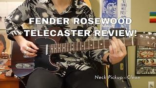 Fender Custom Shop ROSEWOOD TELECASTER Review and Sound Demo