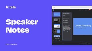 How to use speaker notes while recording a video