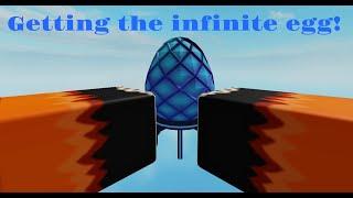 GETTING THE INFINITE EGG  Roblox The Hunt