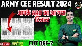 Big UpdateAgniveer Army CEE Result 2024  Indian Army CEE Result Out 2024  Army Bharti 2024
