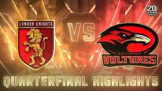 London Knights vs Baltimore Vultures  SFL Playoff Highlights