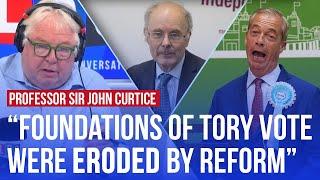 Polling expert Sir John Curtice reacts to general election results  LBC