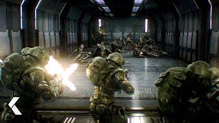 The Rescue Mission Scene - Starship Troopers Invasion 2012