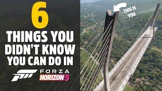 Forza Horizon 5 - 6 THINGS YOU DIDNT KNOW YOU CAN DO