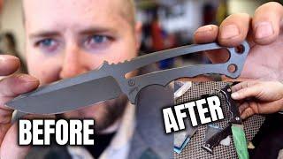 Modifying a Chris Reeve Knives SOLDIER - CUSTOM SCALES